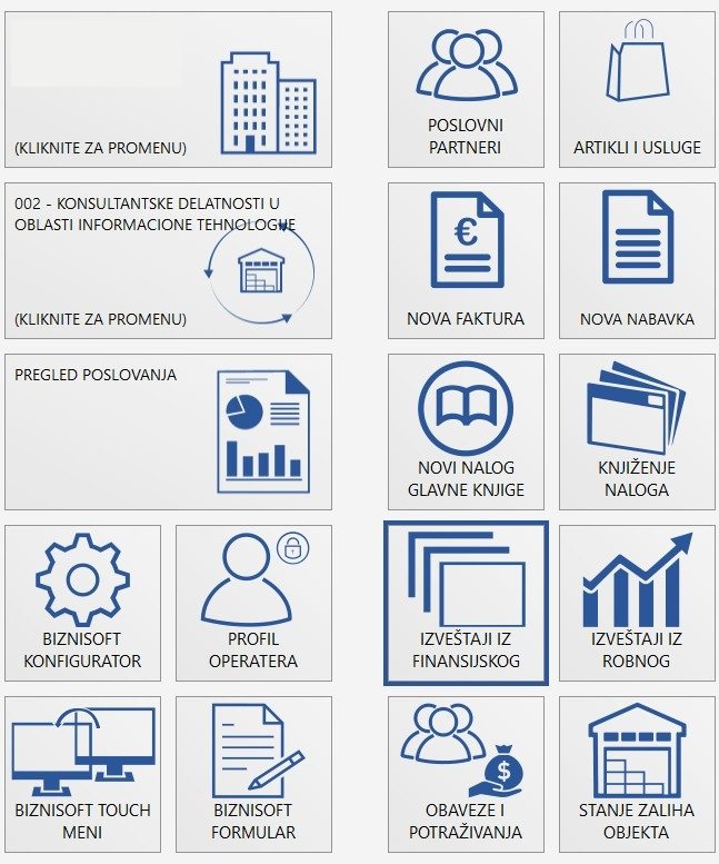 Biznisoft knjigovodstveni program aplikacija